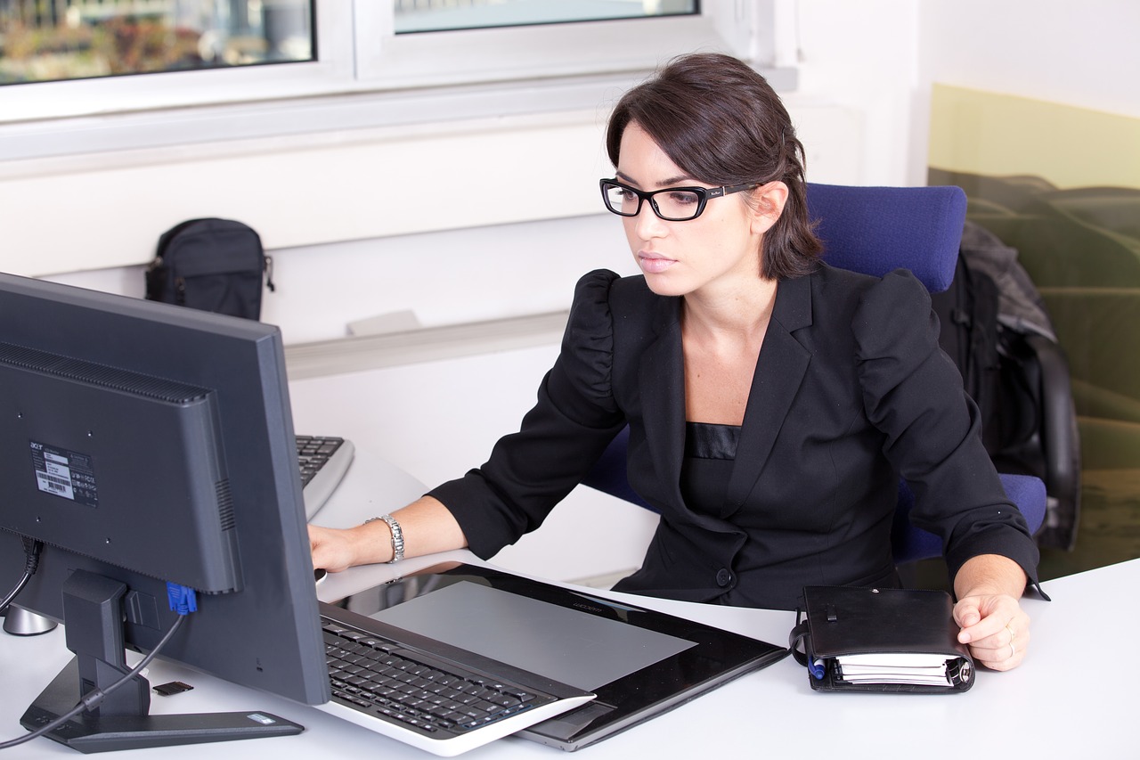 accountant working